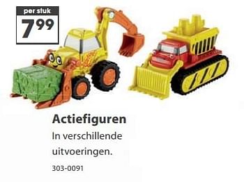 Aanbiedingen Actiefiguren in verschillende uitvoeringen - Bob de Bouwer - Geldig van 23/10/2017 tot 05/12/2017 bij Top1Toys