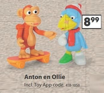 Aanbiedingen Anton en ollie - Huismerk - Top1Toys - Geldig van 23/10/2017 tot 05/12/2017 bij Top1Toys