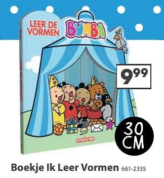 Aanbiedingen Boekje ik leer vormen - Bumba - Geldig van 23/10/2017 tot 05/12/2017 bij Top1Toys