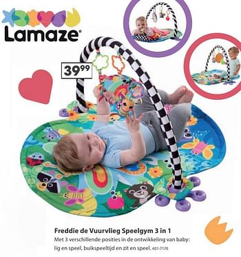 Aanbiedingen Freddie de vuurvlieg speelgym 3 in 1 - Lamaze - Geldig van 23/10/2017 tot 05/12/2017 bij Top1Toys