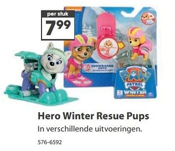 Aanbiedingen Hero winter resue pups - Vtech - Geldig van 23/10/2017 tot 05/12/2017 bij Top1Toys