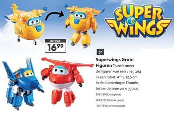 Aanbiedingen Superwings grote figuren - Super Wings  - Geldig van 23/10/2017 tot 05/12/2017 bij Top1Toys