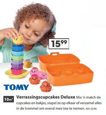 Aanbiedingen Verrassingscupcakes deluxe - Tomy - Geldig van 23/10/2017 tot 05/12/2017 bij Top1Toys