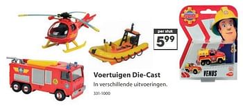 Aanbiedingen Voertuigen die-cast - remote_pf_nl.BRANDweerman Sam - Geldig van 23/10/2017 tot 05/12/2017 bij Top1Toys