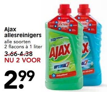 Aanbiedingen Ajax allesreinigers - Ajax - Geldig van 12/11/2017 tot 18/11/2017 bij Em-té