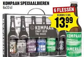 Aanbiedingen Kompaan speciaalbieren - Kompaan Bier - Geldig van 12/11/2017 tot 18/11/2017 bij Dirk III