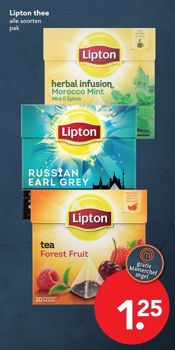 Aanbiedingen Lipton thee - Lipton - Geldig van 12/11/2017 tot 18/11/2017 bij Deen Supermarkten