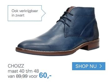 Aanbiedingen Choizz schoenen - Choizz - Geldig van 11/11/2017 tot 19/11/2017 bij Schuurman Schoenen