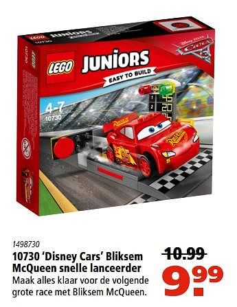 Aanbiedingen 10730 disney cars bliksem mcqueen snelle lanceerder - Lego - Geldig van 10/11/2017 tot 06/12/2017 bij Marskramer