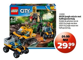Aanbiedingen 60159 jungle missie met halfrupsvoertuig - Lego - Geldig van 10/11/2017 tot 06/12/2017 bij Marskramer