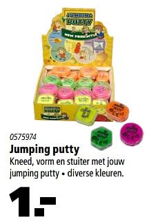 Aanbiedingen Jumping putty - Huismerk - Marskramer - Geldig van 10/11/2017 tot 06/12/2017 bij Marskramer