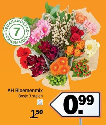 Aanbiedingen Ah bloemenmix - Huismerk - Albert Heijn - Geldig van 13/11/2017 tot 19/11/2017 bij Albert Heijn