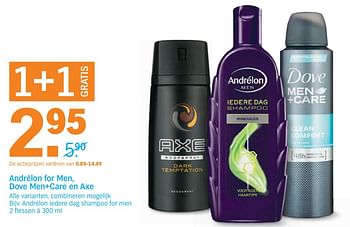 Aanbiedingen Andrélon iedere dag shampoo for men - Huismerk - Albert Heijn - Geldig van 13/11/2017 tot 19/11/2017 bij Albert Heijn