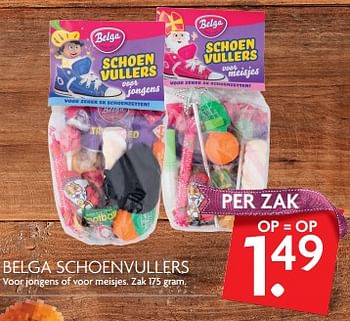 Aanbiedingen Belga schoenvullers - Belga - Geldig van 12/11/2017 tot 18/11/2017 bij Deka Markt