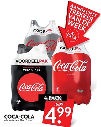 Aanbiedingen Coca-cola alle varianten - The Coca Cola Company - Geldig van 12/11/2017 tot 18/11/2017 bij Deka Markt