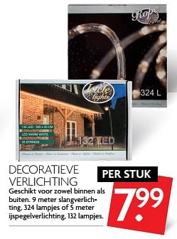 Aanbiedingen Decoratieve verlichting - Huismerk - Deka Markt - Geldig van 12/11/2017 tot 18/11/2017 bij Deka Markt