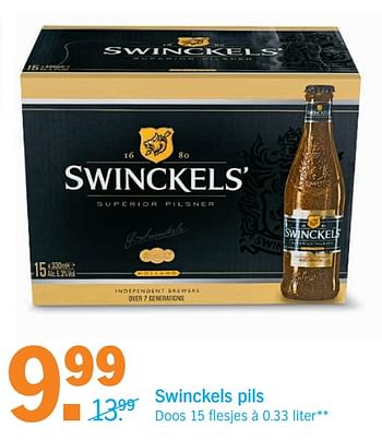 Aanbiedingen Swinckels pils - Swinckelsâ€™  - Geldig van 13/11/2017 tot 19/11/2017 bij Albert Heijn