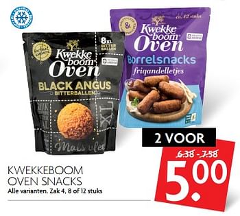 Aanbiedingen Kwekkeboom oven snacks - KWEKKEBOOM - Geldig van 12/11/2017 tot 18/11/2017 bij Deka Markt