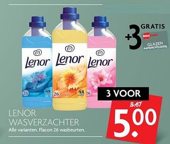 Aanbiedingen Lenor wasverzachter - Lenor - Geldig van 12/11/2017 tot 18/11/2017 bij Deka Markt