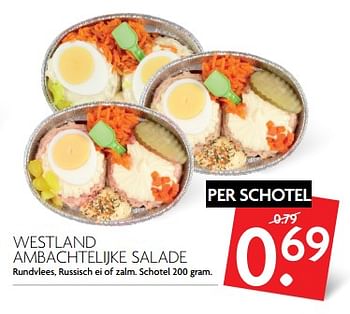 Aanbiedingen Westland ambachtelijke salade - westland - Geldig van 12/11/2017 tot 18/11/2017 bij Deka Markt