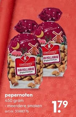 Aanbiedingen Pepernoten - Bolletje - Geldig van 11/11/2017 tot 22/11/2017 bij Blokker