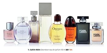 Aanbiedingen Calvin klein downtown eau de parfum 90 ml - Calvin Klein - Geldig van 13/11/2017 tot 19/11/2017 bij Etos