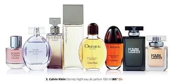 Aanbiedingen Calvin klein eternity night eau de parfum 100 ml - Calvin Klein - Geldig van 13/11/2017 tot 19/11/2017 bij Etos