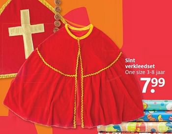 Aanbiedingen Sint verkleedset - Huismerk - Etos - Geldig van 13/11/2017 tot 19/11/2017 bij Etos
