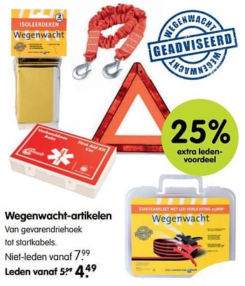 Aanbiedingen Wegenwacht-artikelen - Huismerk - ANWB - Geldig van 13/11/2017 tot 26/11/2017 bij ANWB