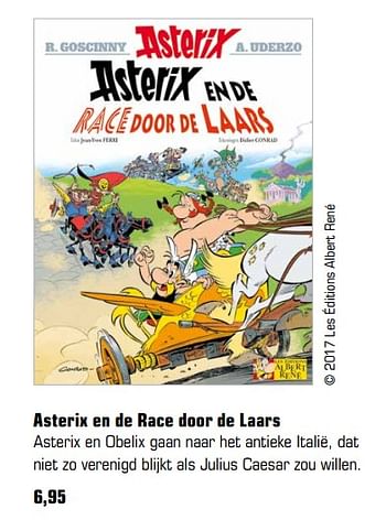 Aanbiedingen Asterix en de race door de laars - Huismerk - Primera - Geldig van 13/11/2017 tot 05/12/2017 bij Primera