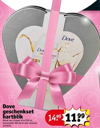 Aanbiedingen Dove geschenkset hartblik - Dove - Geldig van 14/11/2017 tot 19/11/2017 bij Kruidvat