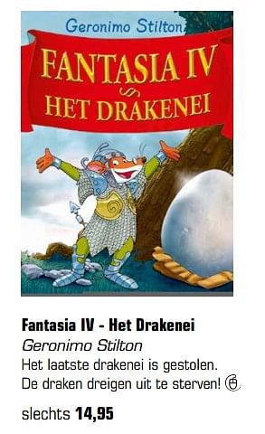 Aanbiedingen Fantasia iv - het drakenei - Huismerk - Primera - Geldig van 13/11/2017 tot 05/12/2017 bij Primera