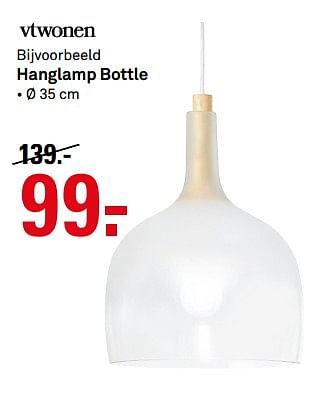 Aanbiedingen Hanglamp bottle - vtwonen - Geldig van 13/11/2017 tot 26/11/2017 bij Karwei