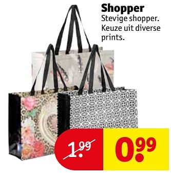 Aanbiedingen Shopper - Huismerk - Kruidvat - Geldig van 14/11/2017 tot 19/11/2017 bij Kruidvat