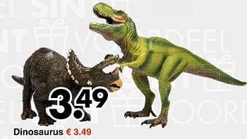 Aanbiedingen Dinosaurus - Huismerk - Wibra - Geldig van 13/11/2017 tot 25/11/2017 bij Wibra