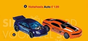 Aanbiedingen Hotwheels auto - Hot Wheels - Geldig van 13/11/2017 tot 25/11/2017 bij Wibra