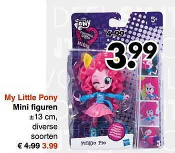 Aanbiedingen Mini figuren - My Little Pony - Geldig van 13/11/2017 tot 25/11/2017 bij Wibra