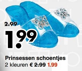 Aanbiedingen Prinsessen schoentjes - Huismerk - Wibra - Geldig van 13/11/2017 tot 25/11/2017 bij Wibra