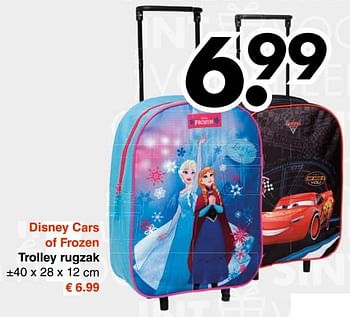 Aanbiedingen Trolley rugzak - Disney  Frozen - Geldig van 13/11/2017 tot 25/11/2017 bij Wibra