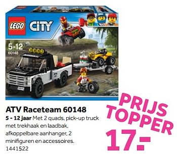 Aanbiedingen Atv raceteam - Lego - Geldig van 13/11/2017 tot 26/11/2017 bij Intertoys