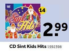 Aanbiedingen Cd sint kids hits - Huismerk - Intertoys - Geldig van 13/11/2017 tot 26/11/2017 bij Intertoys