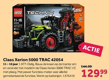 Aanbiedingen Claas xerion 5000 trac - Lego - Geldig van 13/11/2017 tot 26/11/2017 bij Intertoys