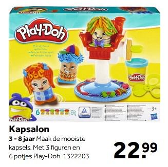 Aanbiedingen Kapsalon - Play-Doh - Geldig van 13/11/2017 tot 26/11/2017 bij Intertoys