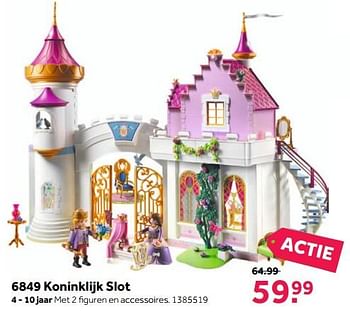 Aanbiedingen Koninklijk slot - Playmobil - Geldig van 13/11/2017 tot 26/11/2017 bij Intertoys