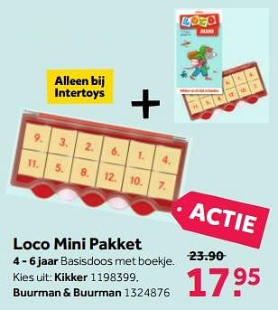 Aanbiedingen Loco mini pakket - Loco - Geldig van 13/11/2017 tot 26/11/2017 bij Intertoys