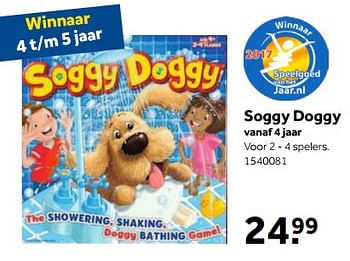Aanbiedingen Soggy doggy - Spin Master - Geldig van 13/11/2017 tot 26/11/2017 bij Intertoys