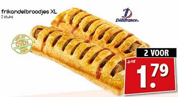 Aanbiedingen Frikandelbroodjes xl - Delifrance - Geldig van 13/11/2017 tot 18/11/2017 bij Agrimarkt