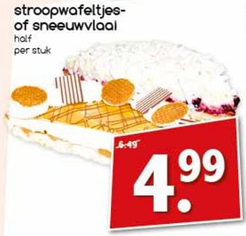 Aanbiedingen Stroopwafeltjes- of sneeuwvlaai half - Huismerk - Agrimarkt - Geldig van 13/11/2017 tot 18/11/2017 bij Agrimarkt