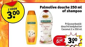 Aanbiedingen Douche bodybutter coconut - Palmolive - Geldig van 14/11/2017 tot 19/11/2017 bij Kruidvat