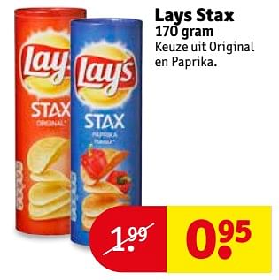 Aanbiedingen Lays stax - Lay's - Geldig van 14/11/2017 tot 19/11/2017 bij Kruidvat